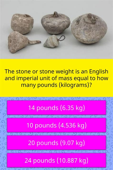 how much weight is 1 stone